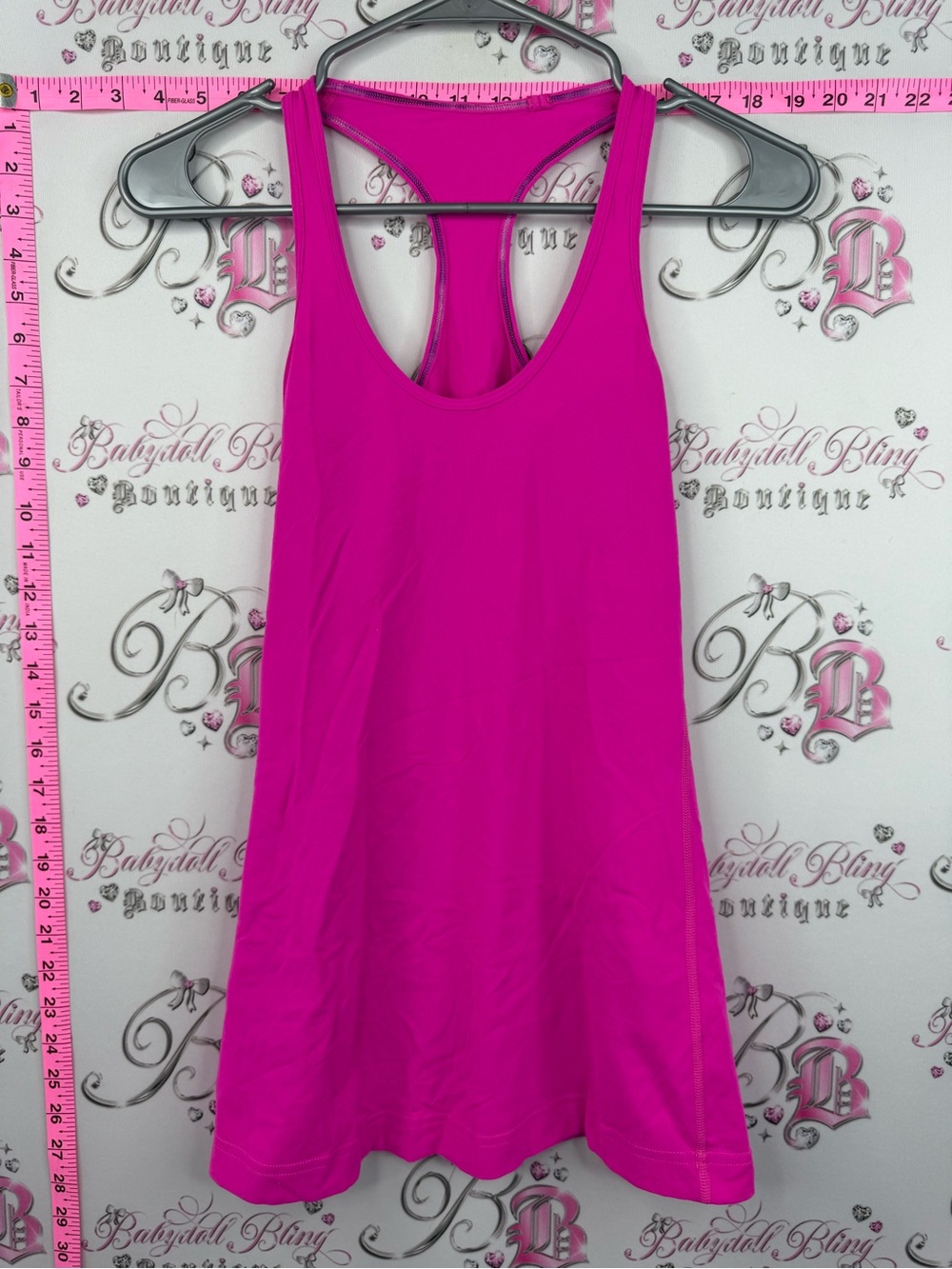 lululemon athletica Bright Pink Racerback Tank